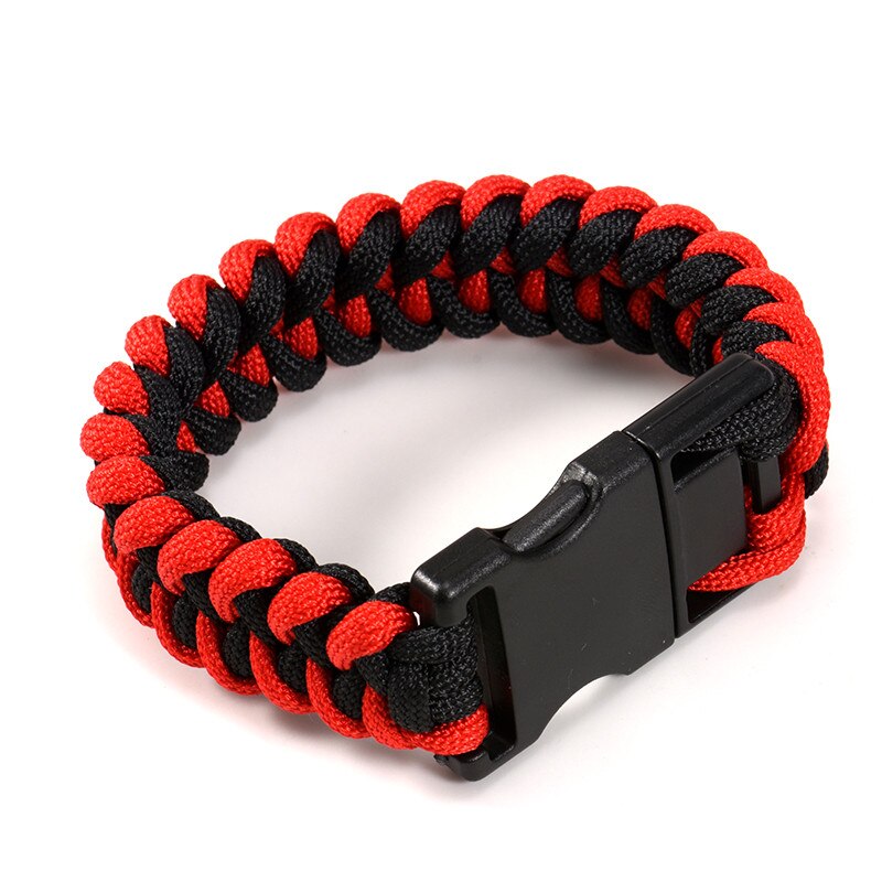 JASTER Nylon Braided Bracelets USB flash drive Pen drive Outside U Disk Bracelets U stick 4GB 32GB 64GB 128GB External Storage: 64GB / red and black