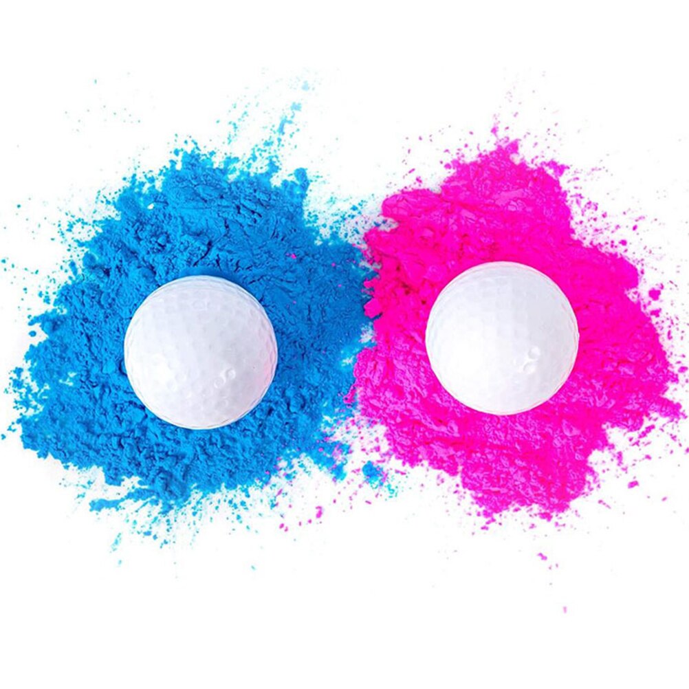 2Pcs Birthday Party Gender Reveal Powder Balls Banquet Smoke Powder Bombs
