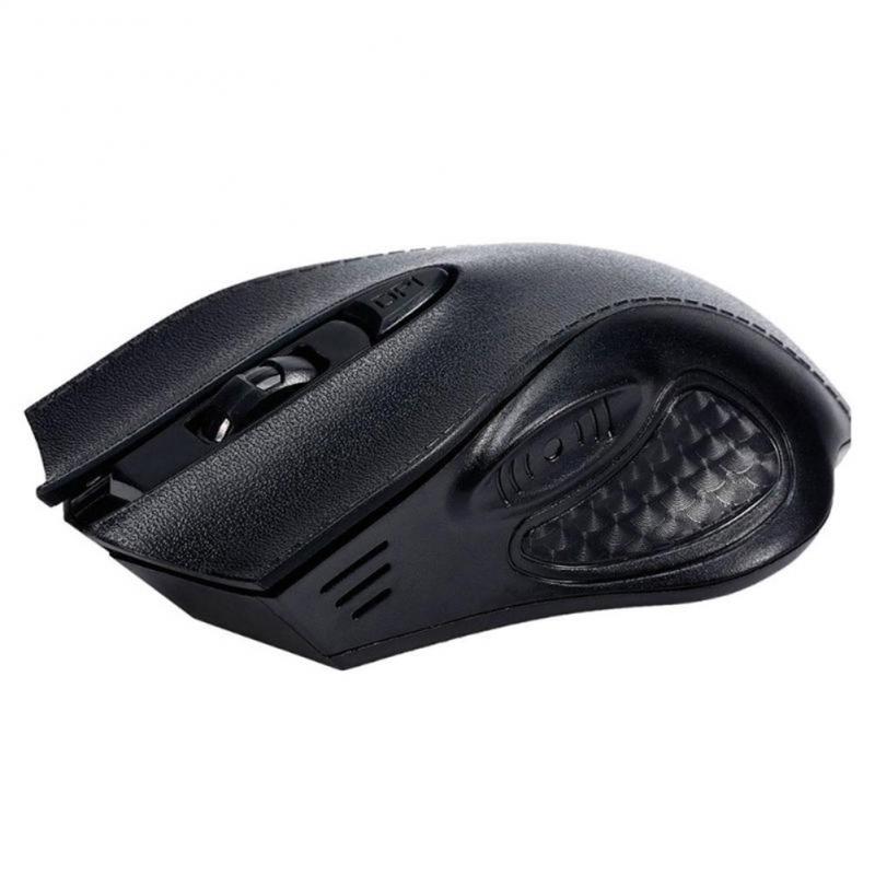 Wireless Bluetooth Mouse 800/1200/1600 DPI Optical Bluetooth Mouse 4 Keys Surface Leather Mouse For Laptop Notebook PC