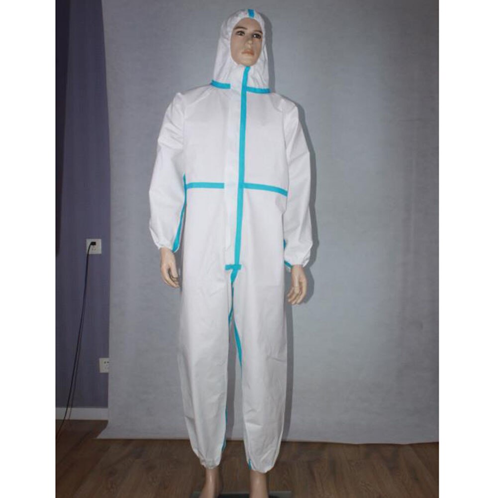 Disposable Overalls Protective Clothing Work Jumpsuit Hooded Anti-Static Antibacterial Coverall Work Clothes welding supplies