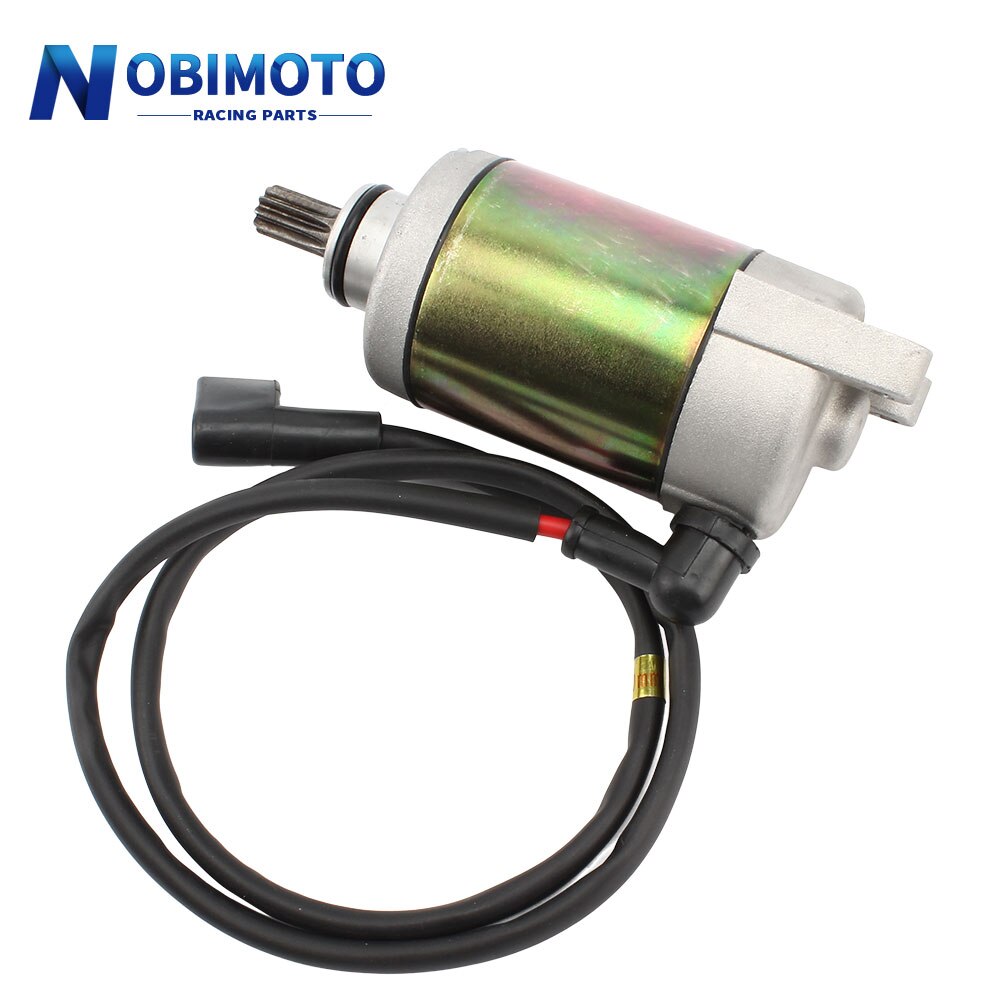 10 Teeth Motorcycle Starting Motor Motorcycle Starter Fit For Loncin CB250cc Water-Cooled Engines ATV Motorcycle PIT BIKE CQ-133
