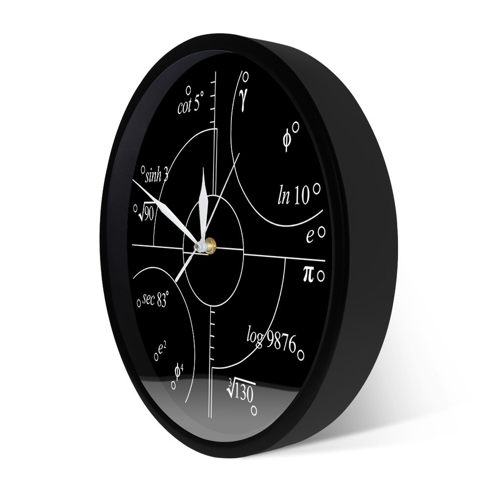Advanced Math Irrational Numbers Wall Clock Science Mathematical Wall Art Modern Clock Wall Watch Classroom Decor Teachers
