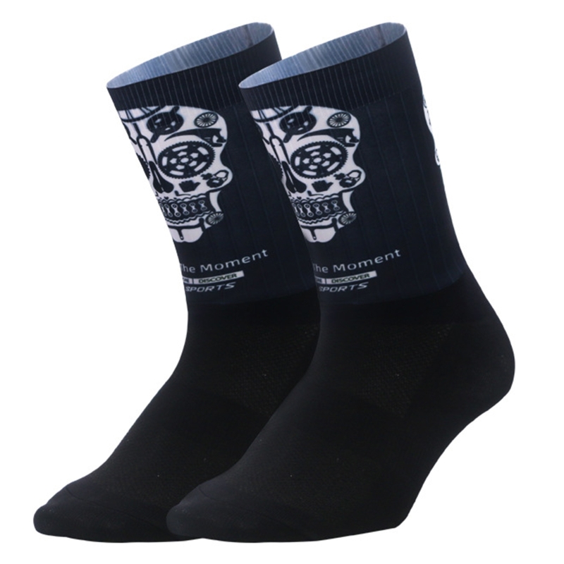 1 Paar Ademend Thermische Ski Sport Sneldrogend Sokken Snowboard Klimmen: Black