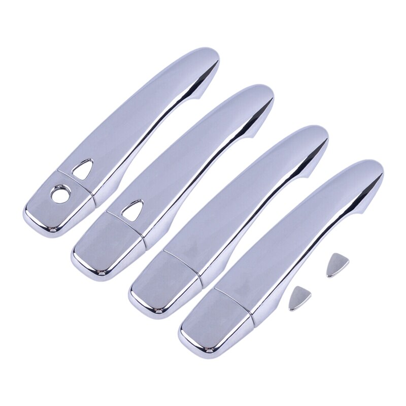 Chrome Door Handle Bowl Cover Trims For Nissan Rogue Sport Qashqai 2014-2020