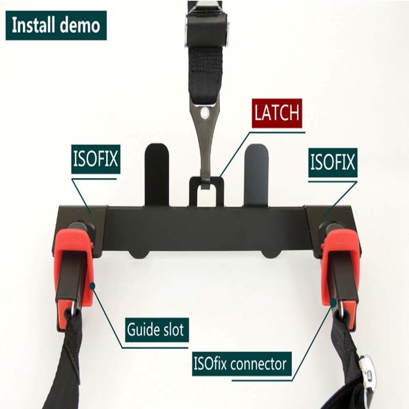 Car Universal Child Seat Restraint Anchor Mounting Kit ISOFIX Child Safety Seat Accessories
