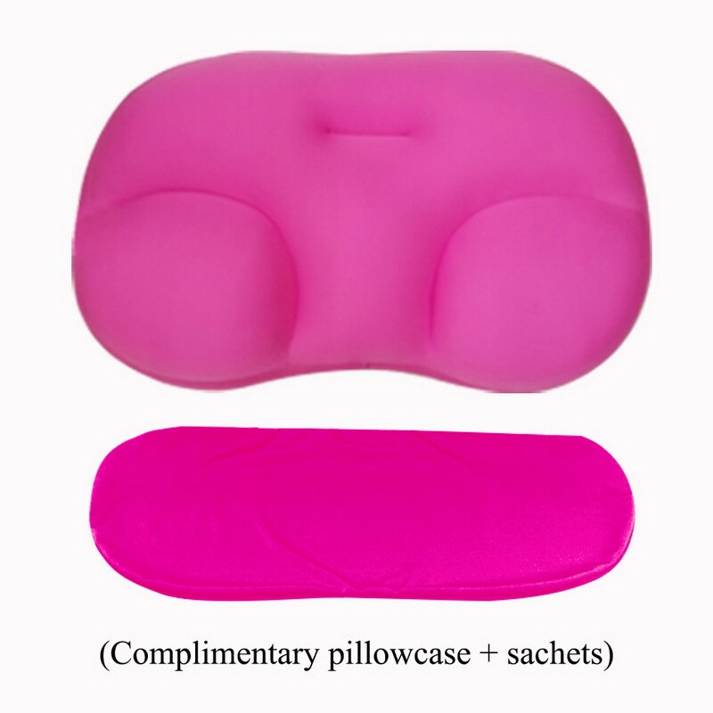 All-round Sleep Pillow Cloud Pillow Neck Support Pillow Butterfly Shaped Ergonomic Pillow Soft Orthopedic Neck Pillow: A4 rose red