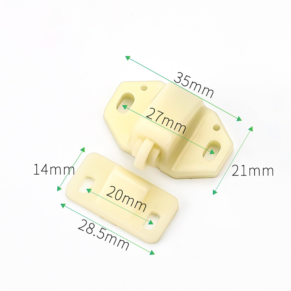 Plastic Roller Door Catch A B C D 4 Models White/Beige Roller Catch Cabinet Door Stopper Drawer Cupboard Door Ball Latch