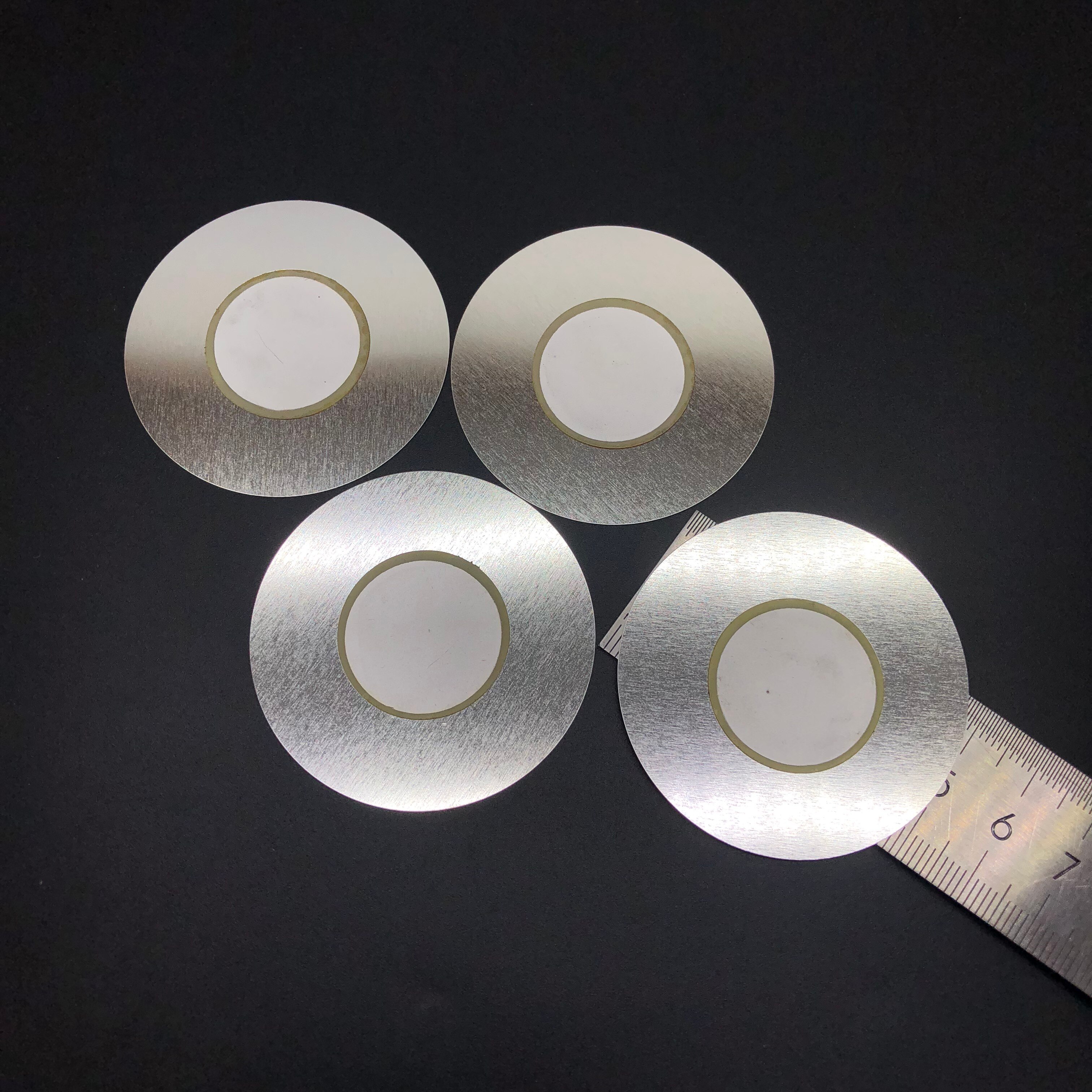 10Pcs 50MM Iron piezoelectric Buzzer 25mm Ceramic 3.2KHZ alarm buzzer 50MM Piezo Ceramic buzzers speaker for DIY repair