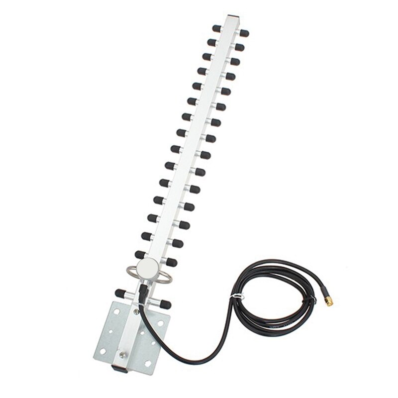 1.5m 2.4ghz 25dbi alto ganho yagi wlan wifi direcional sem fio antena impulsionador para repetidor roteador de rede sem fio