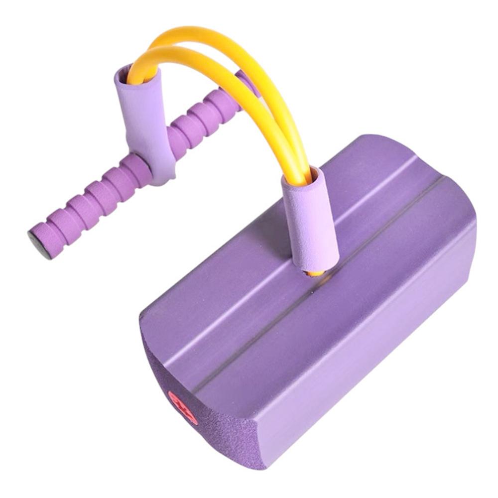 Wooden Rope Ladder Multi Rungs Climbing Game Toy Outdoor Training Activity Safe Sports Rope Swing Swivel Rotary Kids Fitness Toy: Jumping Purple