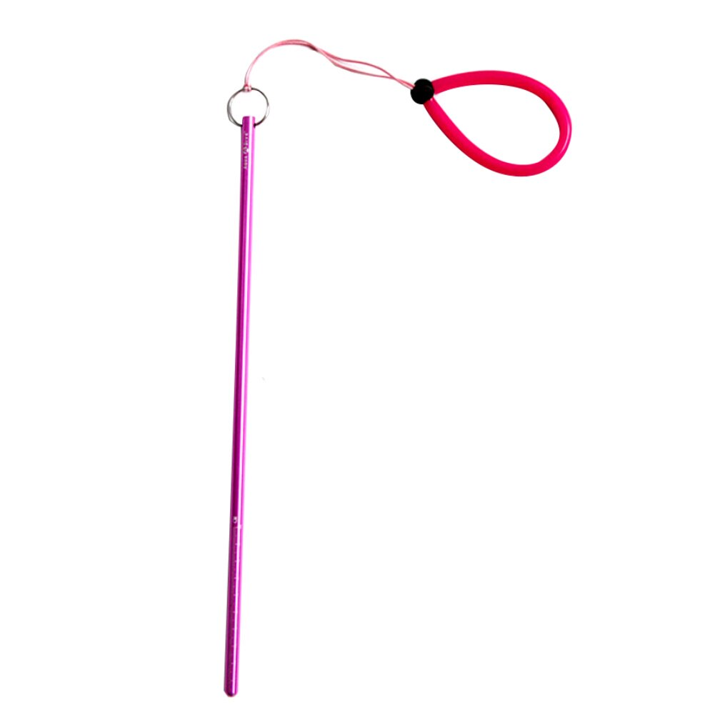 Aluminium Kleurrijke Scubas Duiken Kreeft Mariene Leven Stok Pointer Staaf Met Rubber Lanyard Riem Accessoies Onderwater: Roze