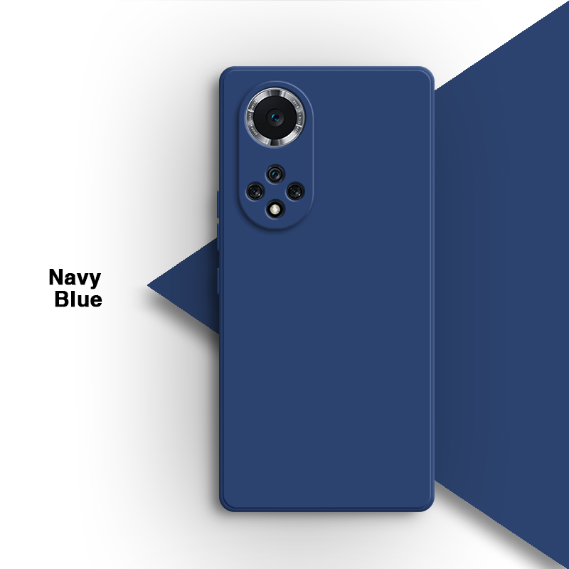 Einfache Original-Handyhülle für Huawei Nova 9 Nova 9 Profi SE 9 Profi 9 SE 5G, hochwertige, quadratische, flüssige Silikon-weiche Handy, Mobiltelefon Rückseite: PE / Grau