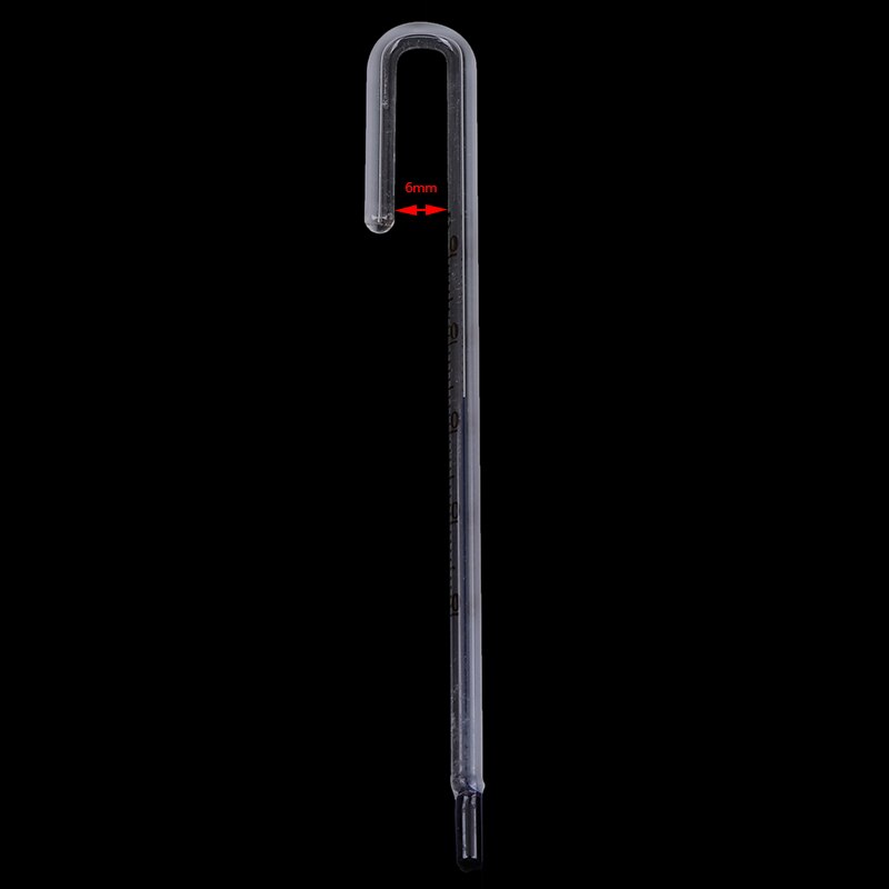 Aquarium Glass Thermometer With Hook Fish Tank Reptile Box Accessories Supplies6/8/10/12/15mm dik Glas Tank: 4