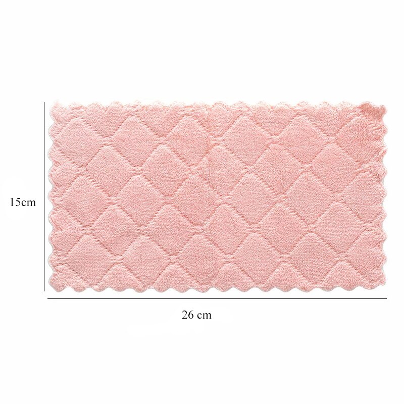 luluhut 8pcs/lot Home microfiber towels for kitchen Absorbent thicker cloth for cleaning Micro fiber wipe table kitchen towel