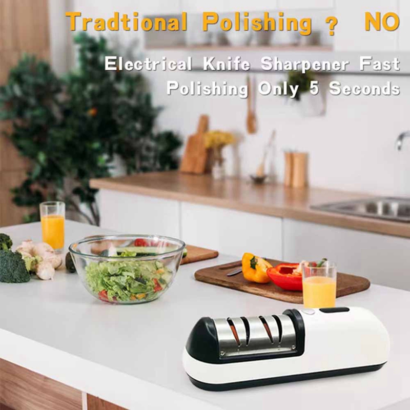 Household Electric Knife Sharpener USB Charging Sharpening Stone Tool Sharpener for Scissor Kitchen Cutter Accessories