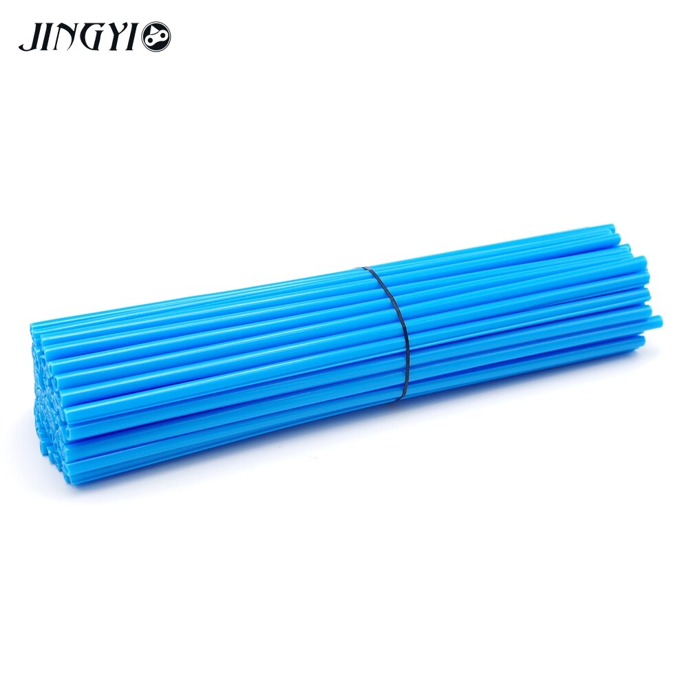 36 stk moto hjul felger eike tube dekk dekk scooter sykkel elektrisk motorsykkel for couvre rayon jante moto crf 450x dualtron  yz 125: Himmelblå