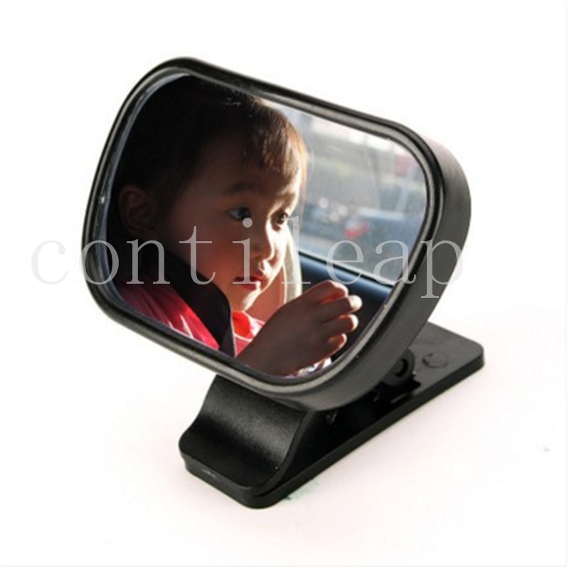 Mini Auto Baby View Spiegel 2 IN 1/Auto Achter Baby Veiligheid Bolle Spiegel voor Auto Verstelbare Baby Spiegel