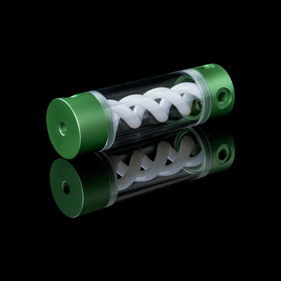 Syscooling art 31 vandkøling kølevæske genopretter gennemsigtig t spiralreservoir med rgb lys: Grøn