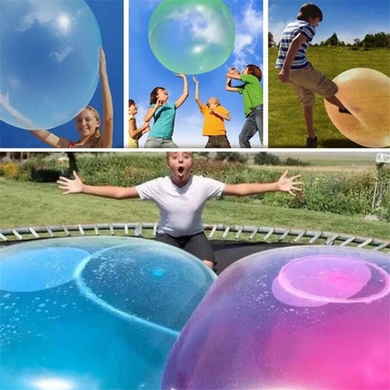 Auf Lager Durable Blase Ball Aufblasbare Spaß Ball Erstaunliche Reißfeste Super Wubble Blase Ball Aufblasbare Outdoor Bälle