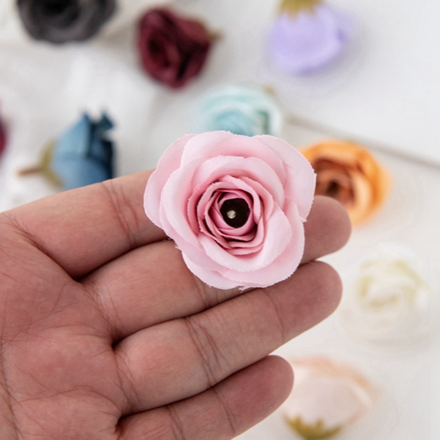 10 Stuks Zijde Kunstbloemen Rozen Hoofden Kerst Tuin Bogen Winkelcentrum Bruiloft Boeket Decoratie Diy Bloem Vaas Accessoire