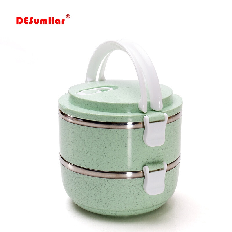 Thermische Thermos Mittagessen Kasten Japanischen Edelstahl Bento Kasten Für Lebensmittel Suppe Container Lagerung Tragbare Picknick Camping fallen