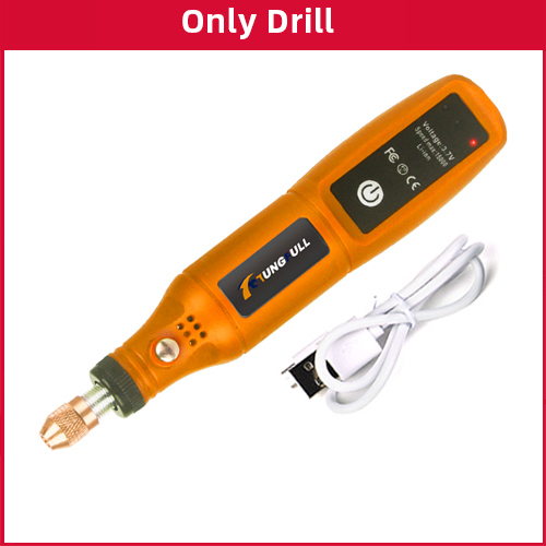 Mini Draadloze Boor Oplaadbare Polijstmachine Diy Mini Roterend Gereedschap Usb Graveren Tool Dremel Tool Mini Gravure Machine: Rood