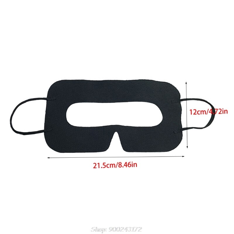 100 Pack Hygiëne Vr Masker Pad Zwart Wegwerp Oogmasker Voor Vive Oculus- Rift 3D Virtual Reality Bril S18 20