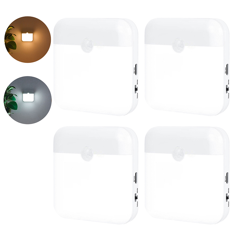 Menselijk lichaam inductie nachtlampje voor slaapkamer keuken gang spaarlamp voor cadeau kamperen zomerfeest home deco: Beige