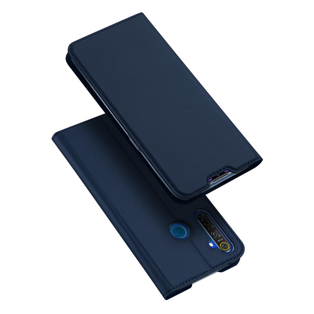 Flip Holster For OPPO Realme 5 Realme5 Case Leather Skin Book Cover For OPPO Realme 5 Magnetic Flip Phone Cover 6.5 inch