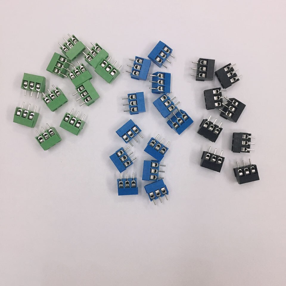 5pcs KF350-3.5-2P Terminal Screw Connector Splice connector for circuit board Terminal 300V 10A Screw 2,3Pin 3.5mm KF350-3.5-3P