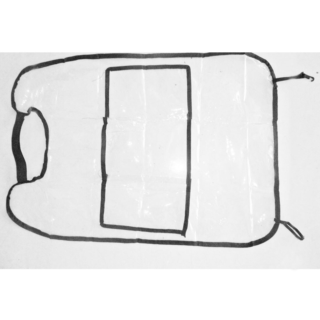 1/2 stk multifunktionelt bilsæde rygbeskyttelsesdæksel med opbevaringspose autosæder beskytter dækselbeskyttelse mod snavsridser