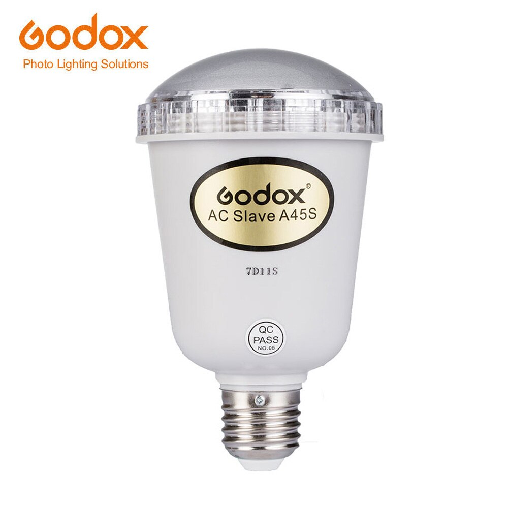 Godox  a45s fotostudie elektroniske blinklys fotostudie stroboskoplys ac slave blitzpære til  e27 220v