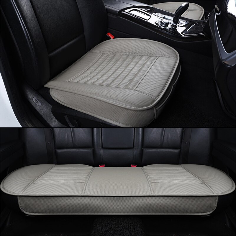Auto Stoelhoezen Universele Pu Lederen Bekleding Vier Seizoenen Auto Stoelhoezen Kussen Auto Interieur Accessoires Mat Protector