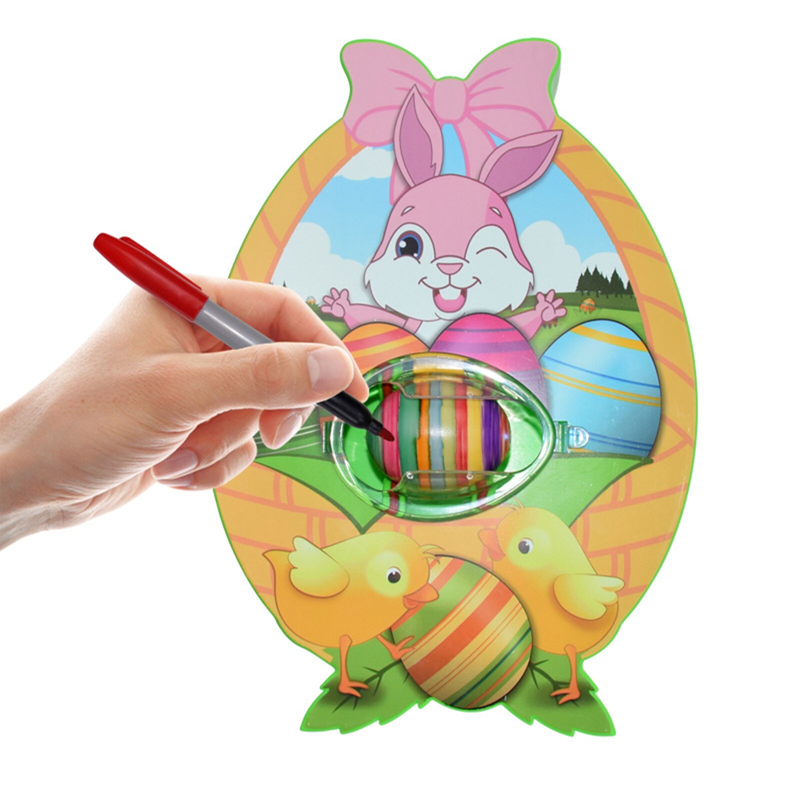 Diy Schilderij Kleurrijke Konijn Eieren Speelgoed Kinderen Pasen Eieren Educatief Speelgoed Reliever Board Controller Educatief Speelgoed