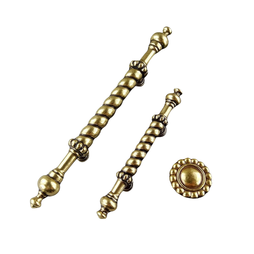 Antique Bronze Classic Handle Furniture Hardware Kitchen Cabinets Drawer Knob Wardrobe Cupboard Handle Dresser Wooden Door Pulls