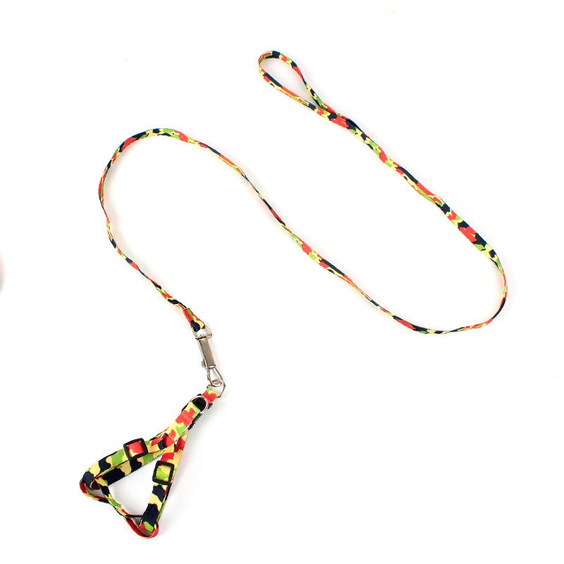 Conjunto de arnés y correa con estampado de hueso para perro, conjunto de para Chihuahua, para perros pequeños, accesorios ajustables para cachorros que caminan, Verano: 01