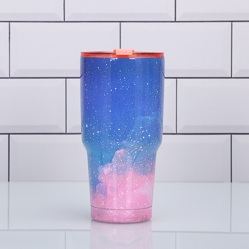 30oz Tumbler Food Grade Stainless Steel Double Wall Vacuum Insulated Coffee Cup With Lid Travel Mug Water Bottle