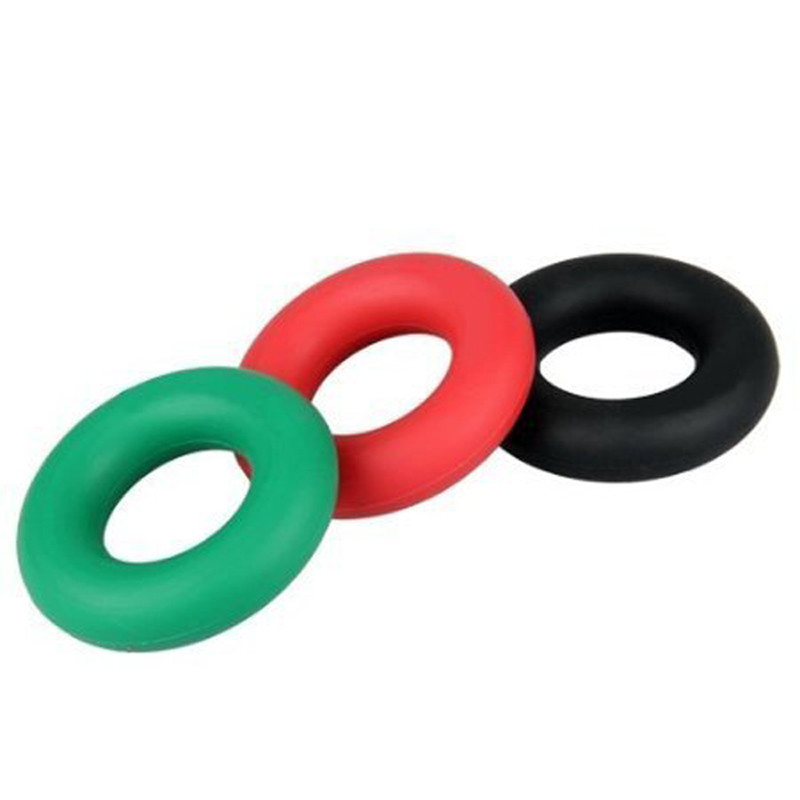 Rubberen ring voor hand-en onderarmsterkte, 3 kleuren, 40,50lb, 8cm