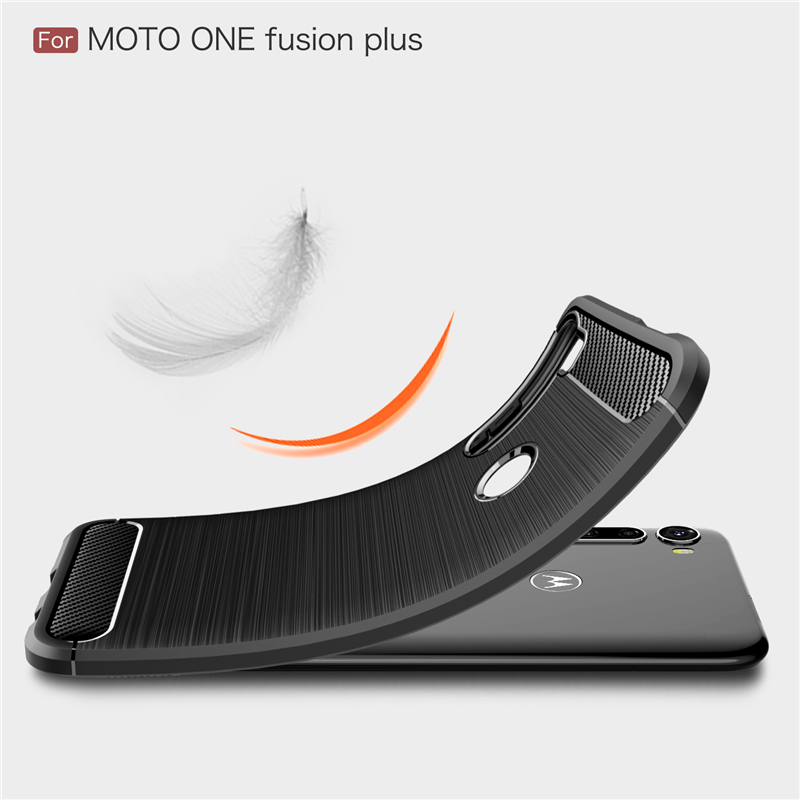 Funda para Motorola Moto One Fusion Plus, funda de silicona para Moto One Fusion Plus