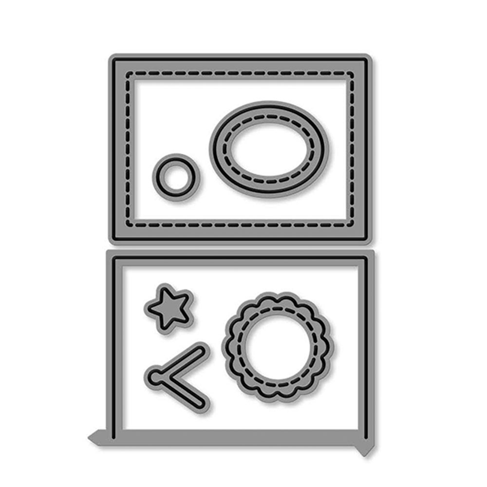 Efterårsblade kantmaler metal hobby skæremaller scrapbooking papir dagbog dekoration manuel håndlavet til prægning: Burgunder