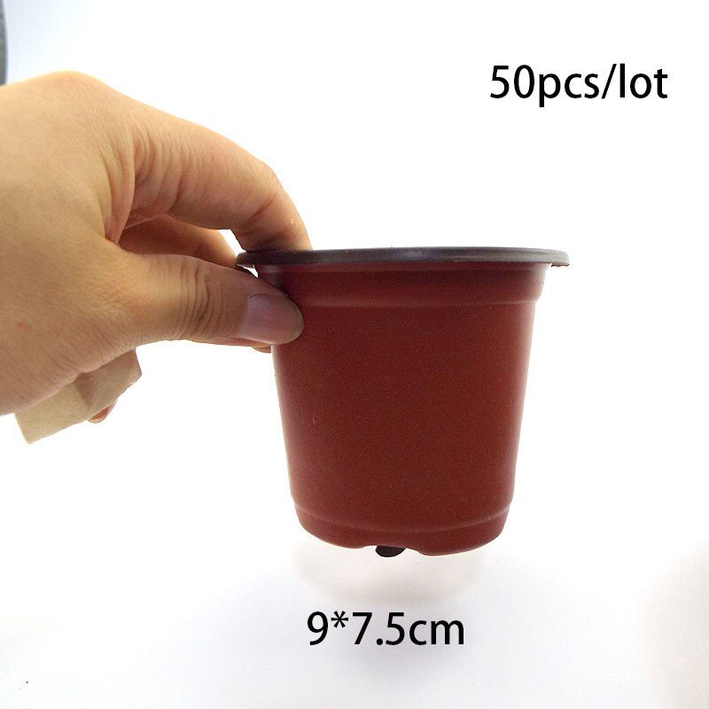 6cm 8cm 12cm kasvien ruukku puutarhanhoito taimitarhan kupit plant starter cup puutarhanhoito vihannekset koti puutarhatyökalut: 9cm 50 kpl