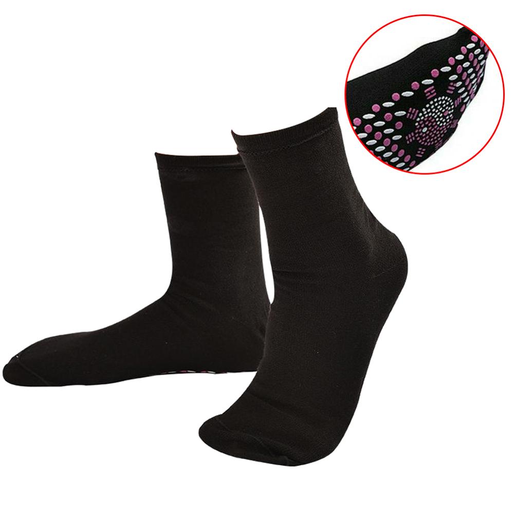 Chaussettes magnétiques de thérapie magnétique auto-chauffantes, 1 paire, confortables, respirantes, pour Ski d'hiver, Fitness, Sport, pour hommes et femmes