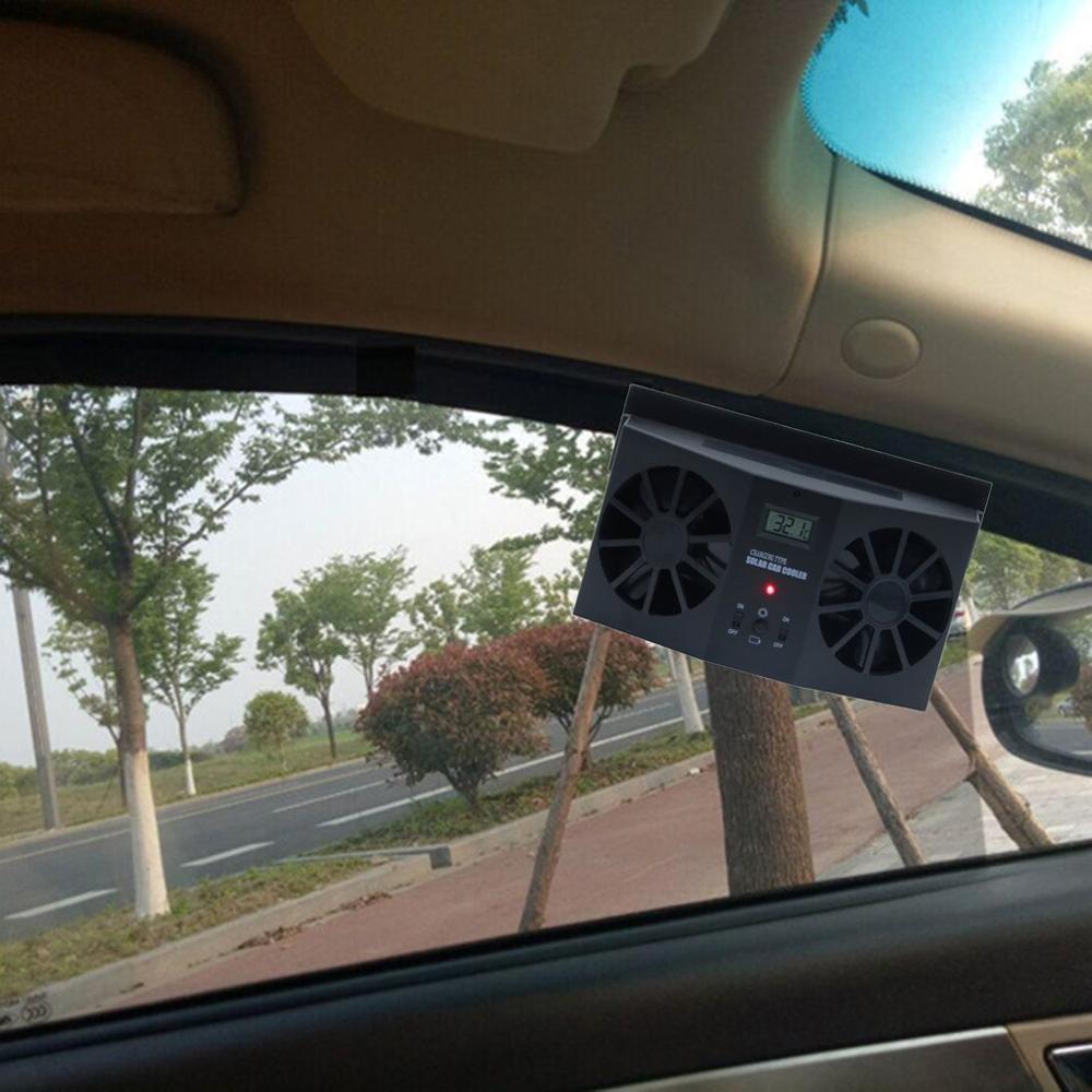Extractor solar para coche de 2W, ventilador de escape solar para coche, artefacto de refrigeración solar para coche, extractor de aire térmico duradero