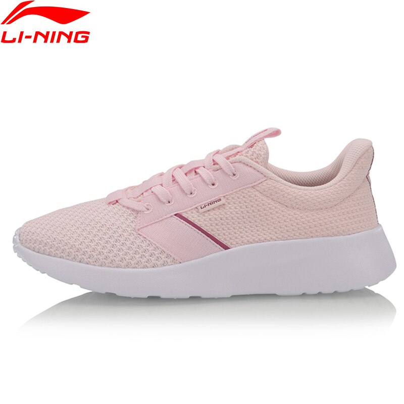 Li-ning kvinder basic bløde livsstilssko åndbart for li ning fitness sportssko letvægts sneakers agcp 084 yxb 311