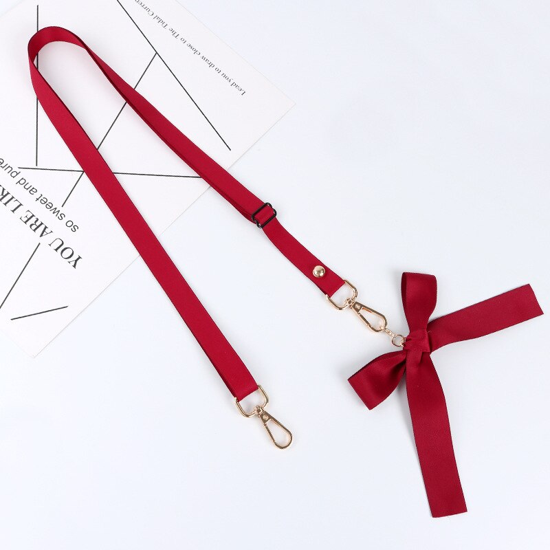 Bowknot praktisch Riemen Diagonale spreizen telefon Hülse Schlüsselband bogen teleskop seil diy zubehör tasche schulter gurt: 10