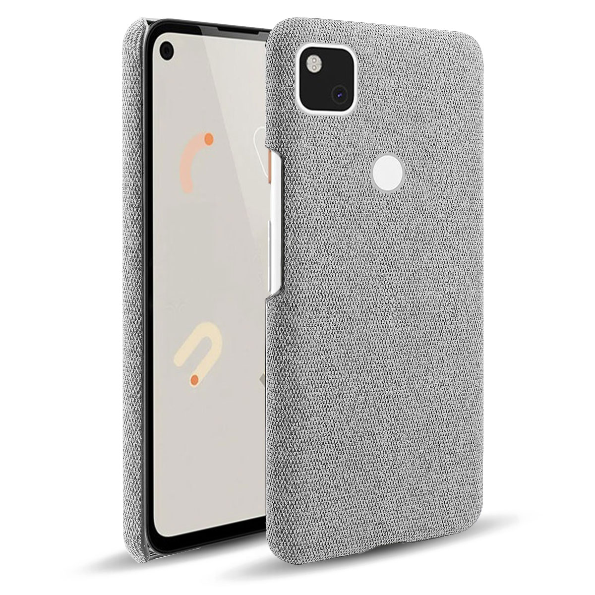 Anti-sudore Panno Opaca per il Caso di Google Pixel 4A 4 3A 3 XL Anti-Caduta Pianura Del Telefono Mobile sacchetto Della Copertura: for pixel 4A / Grigio