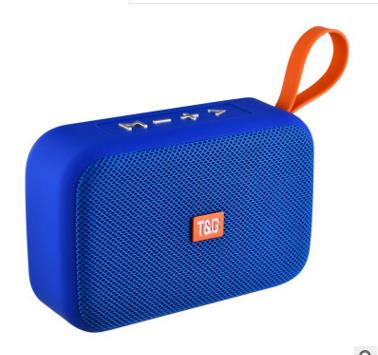 Tg506 bluetooth-luidsprekers, draadloze geluidsbox, draagbare subwoofer, buitensport-hifi-luidsprekers, ondersteuning voor tf-kaart, fm-radio en aux: Blauw -tg506