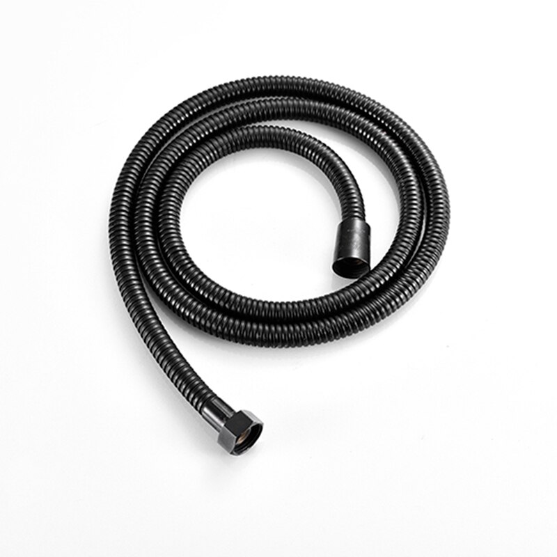 Bidé kranar vägg svart kall mässing vatten toalett hörnventil handhållen hygienisk duschmunstycke tvätt bil husdjur spruta airbrush kranar: Svart slang