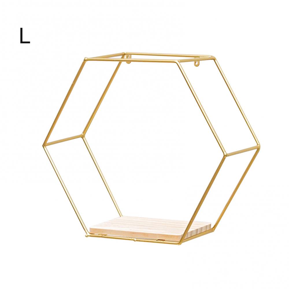 Estante de pared, estantes flotantes, soporte de almacenamiento hexagonal montado en la pared, estante de almacenamiento para dormitorio, sala de estar, decoración organizadora de oficina: Verde