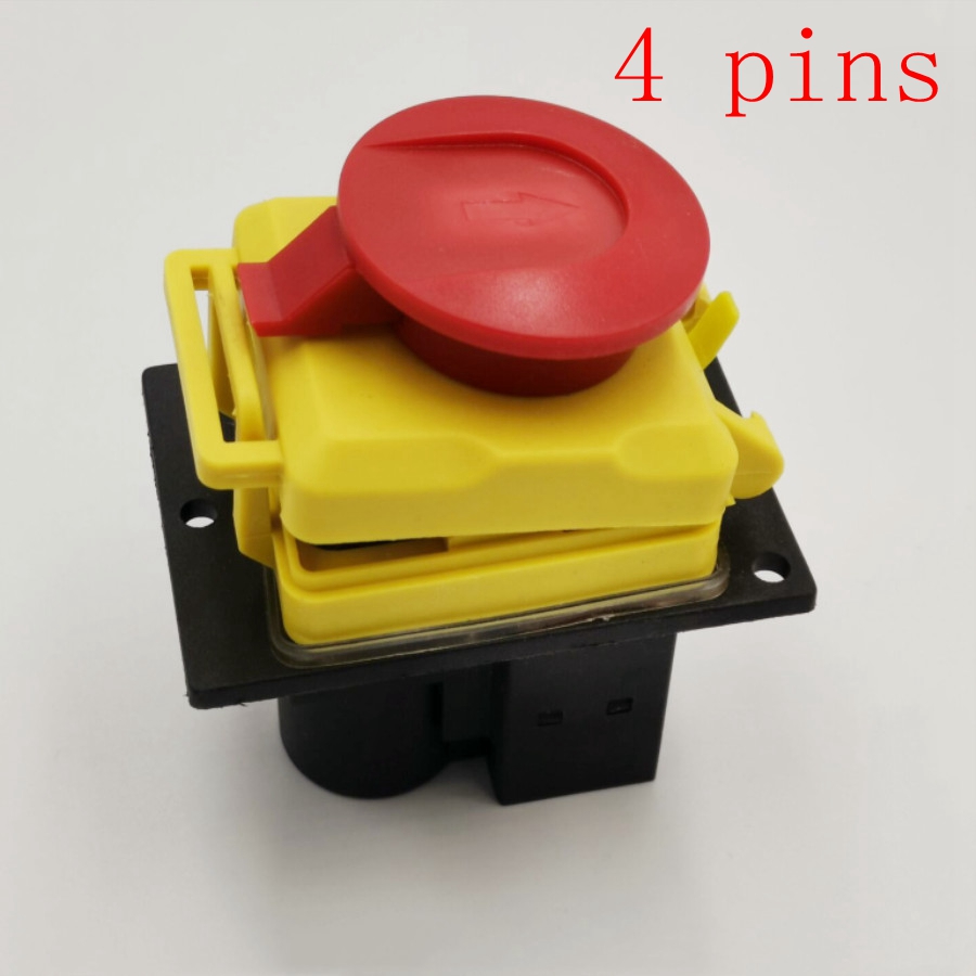 CK31 400VAC 3 phase magnetic self-locking switch, 3 phase start button, cutting machine switch